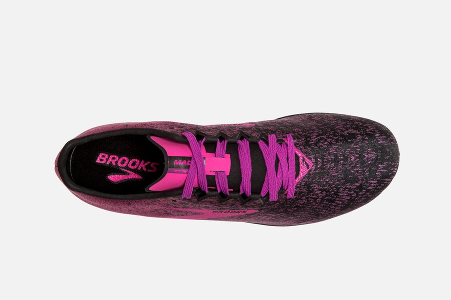 Brooks Running Shoes Womens Pink/Black - Mach 19 Spikeless Spikes - 8257-JHEZD